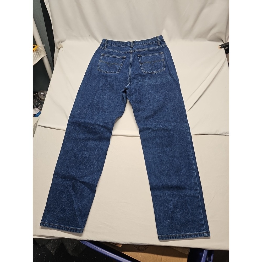 Carolina Blues Women Blue Vintage Tapered Denim Jeans High Rise Cotton Size 18wt - Picture 13 of 15